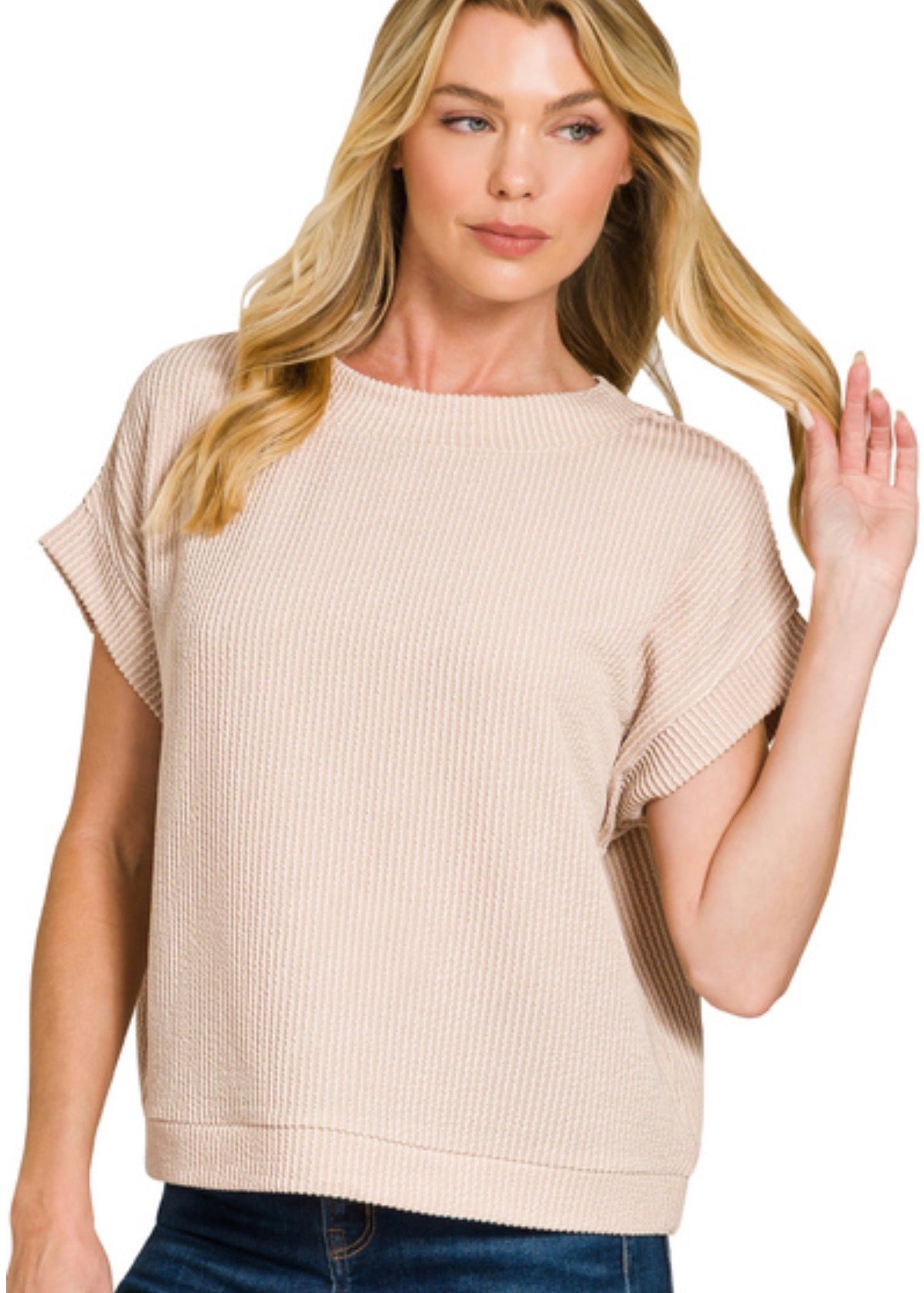 Raised Rib Top - 2 Colors