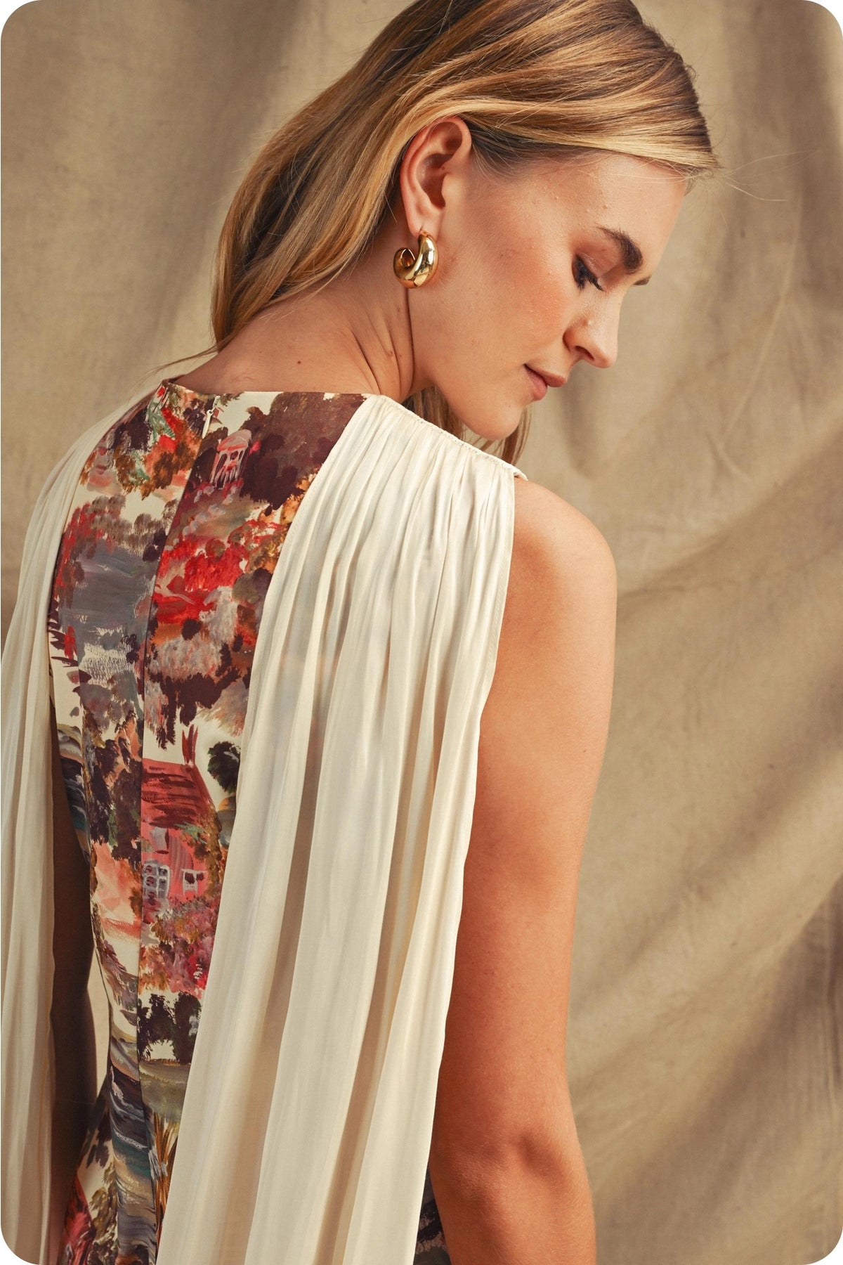 Vintage Garden Braided Mini Dress