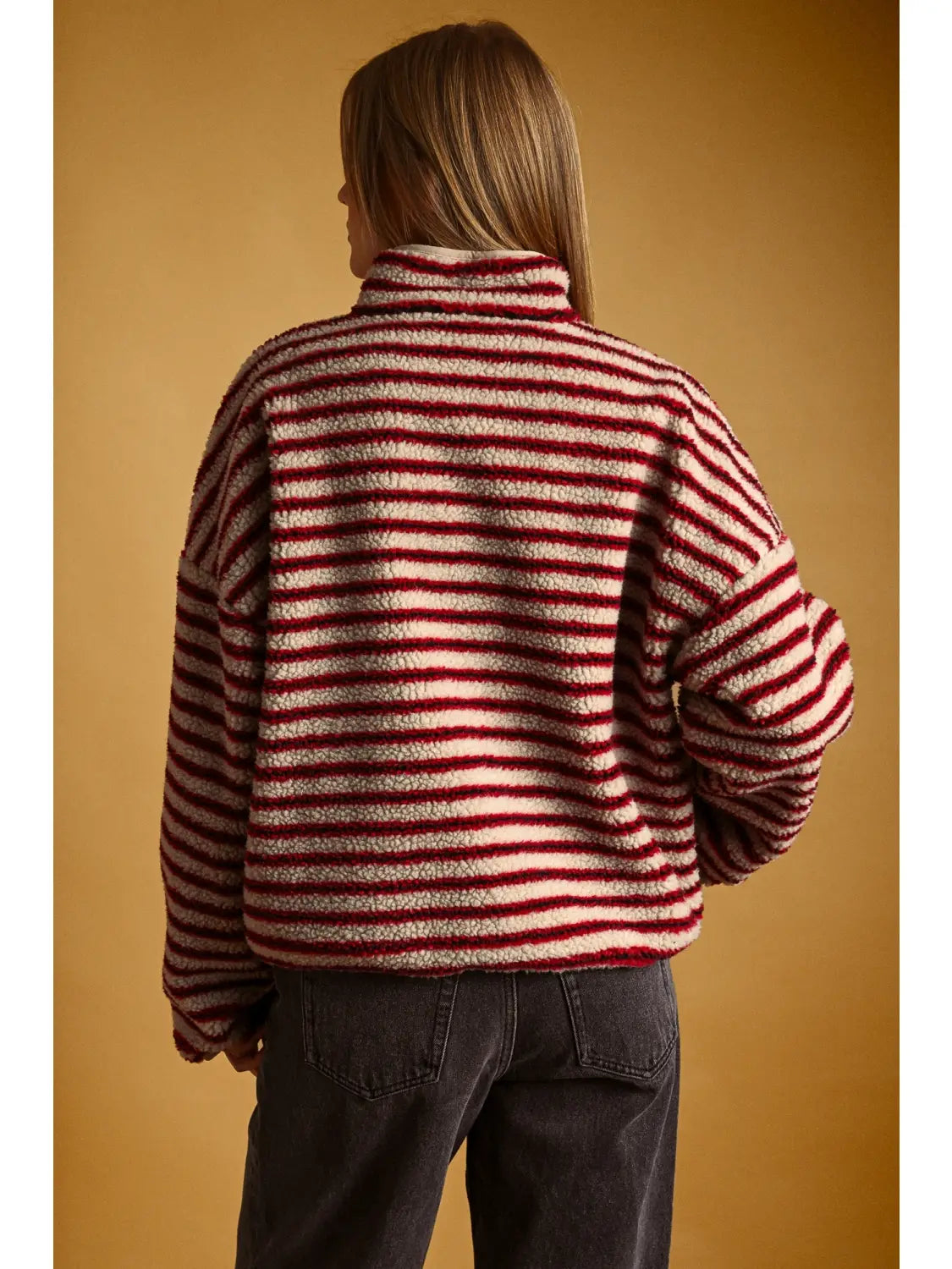 Sherpa Striped Half Zip