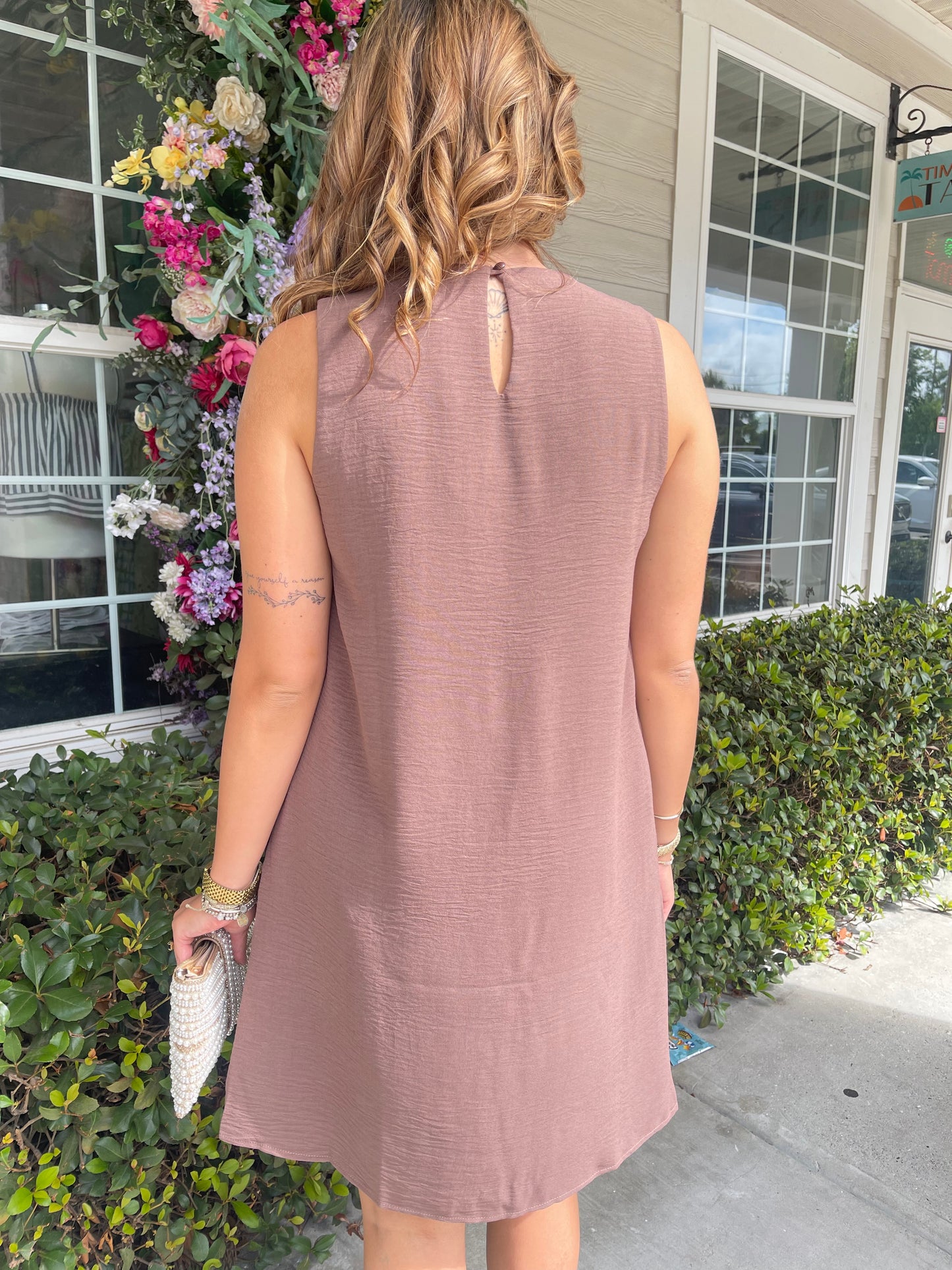 Pleated Cocoa Mini