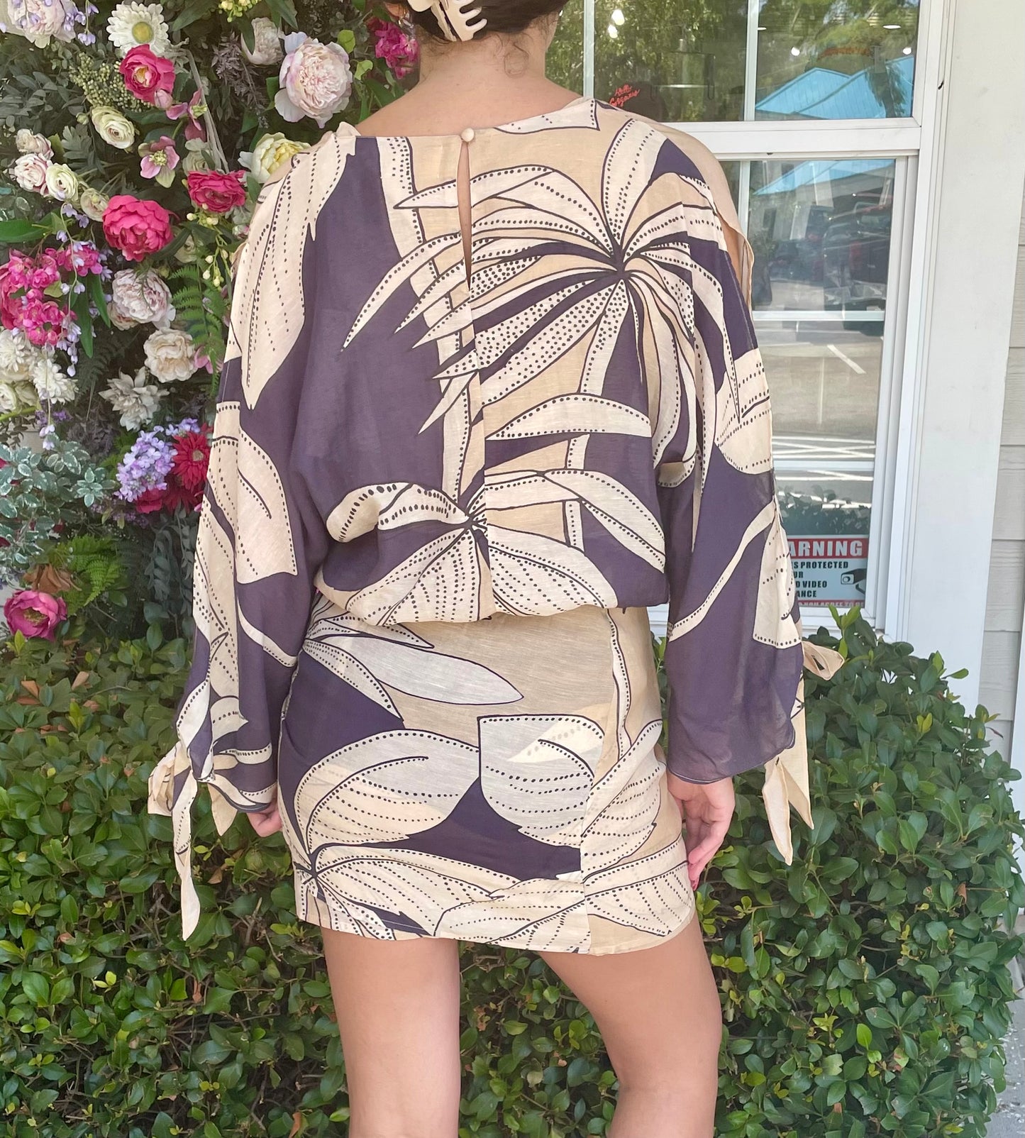 Barbados Faux Wrap Mini Skirt