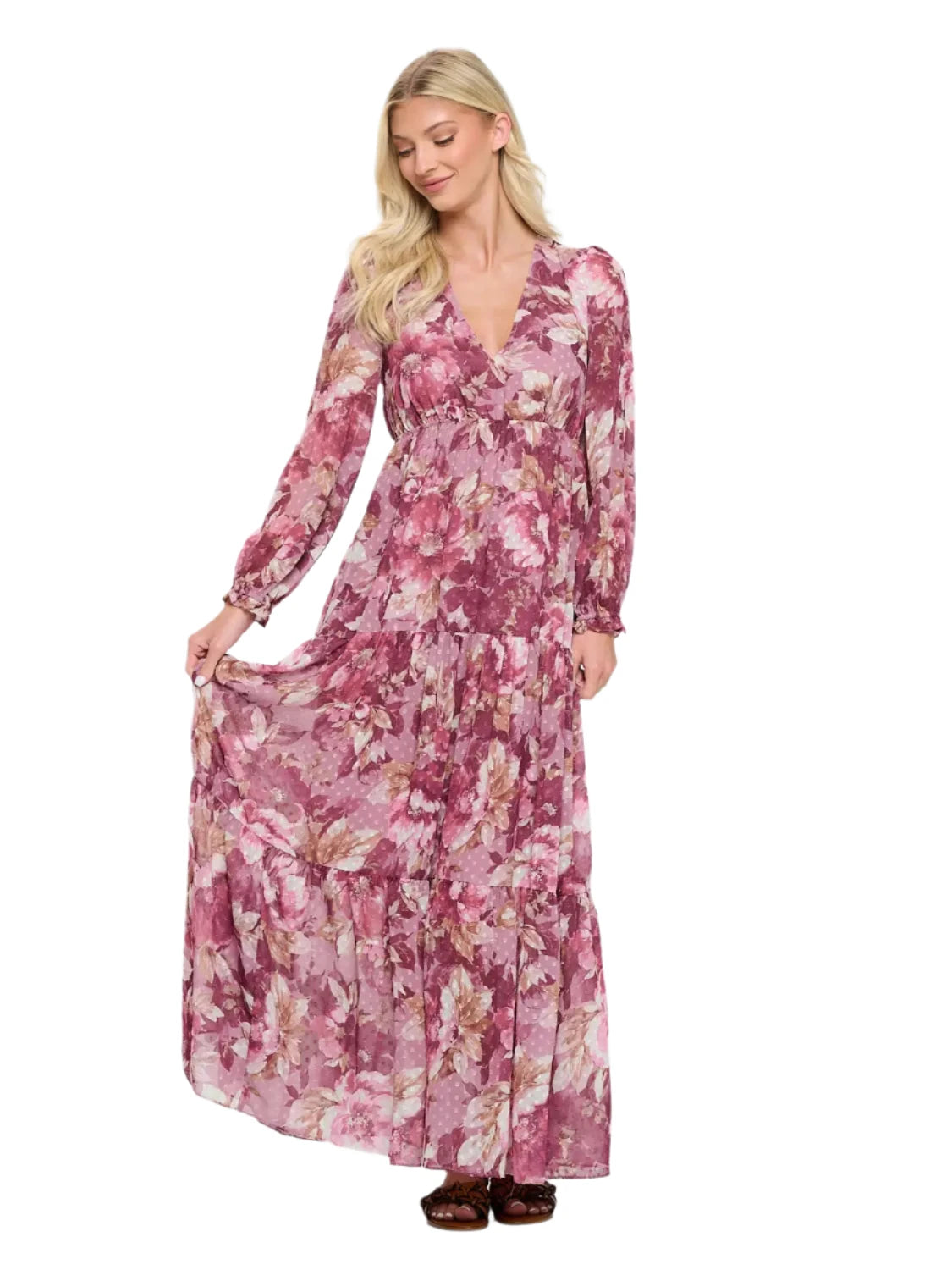Camellia Mauve Maxi Dress