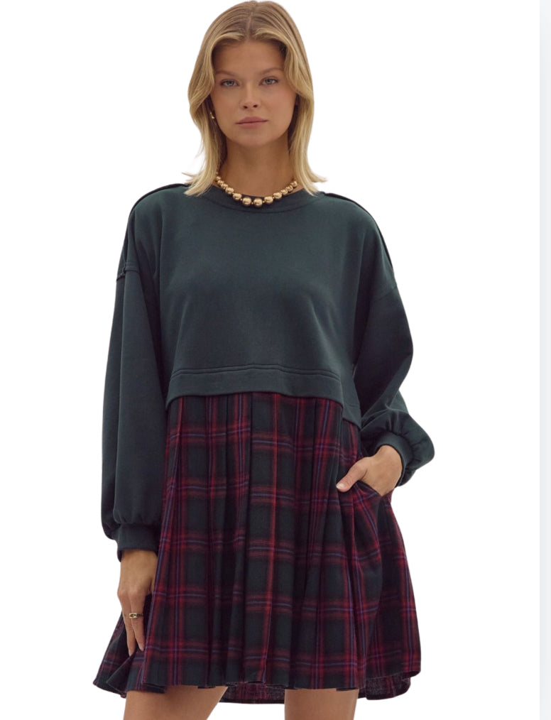 Thankful Dress - Evergreen