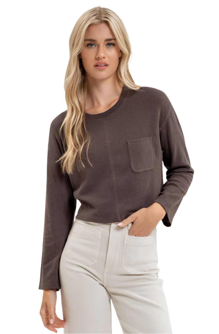 Cropped Crew Tee