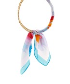 Scarf Wrapped Necklace