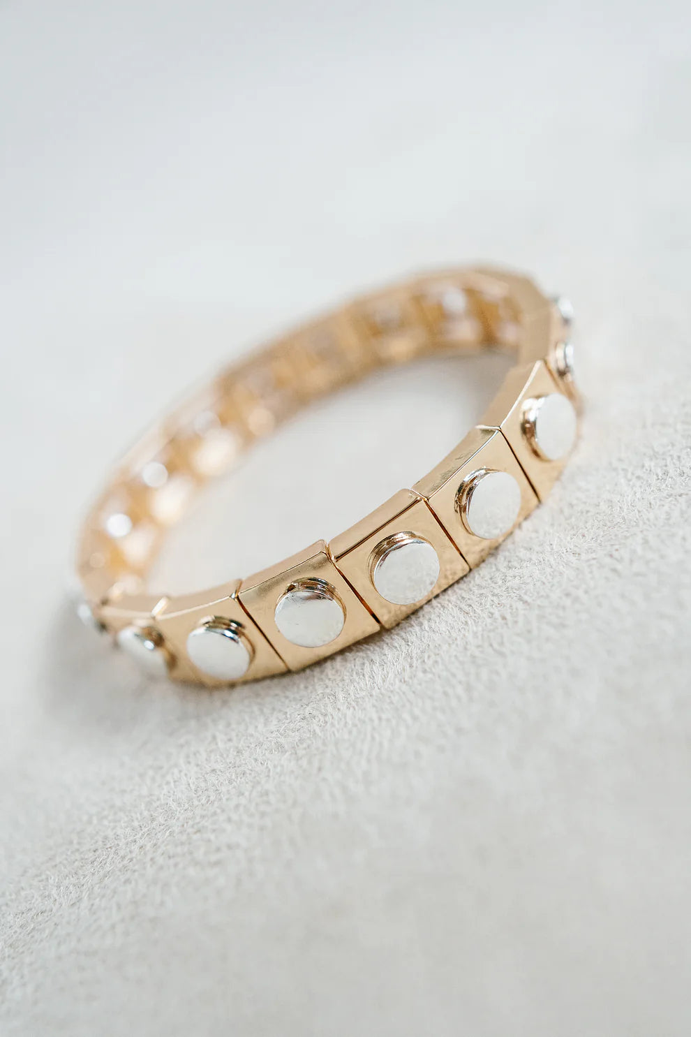 Geometric Stretch Bracelet - Multiple Colors
