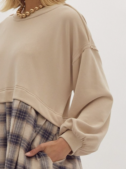 Thankful Dress- Sand