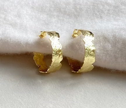 Plated Hoop Studs