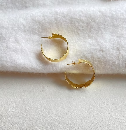 Plated Hoop Studs