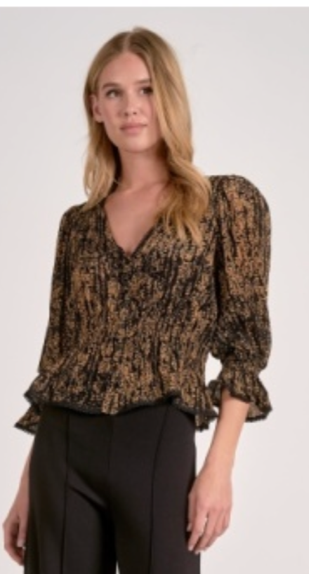 Gold Wisteria Blouse