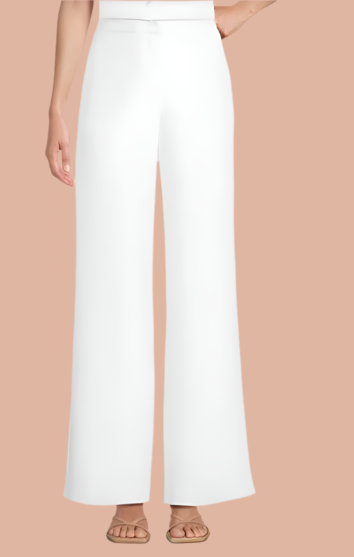 Valli Cupro Pant - White