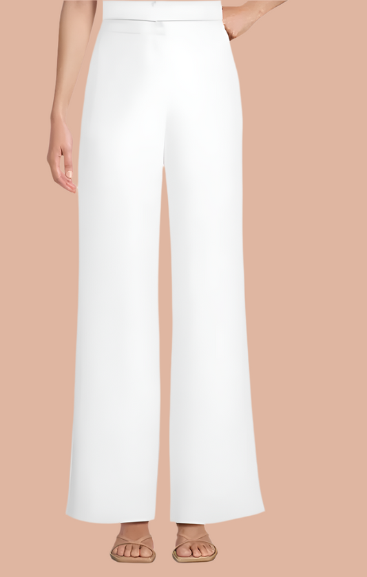 Valli Cupro Pant - White