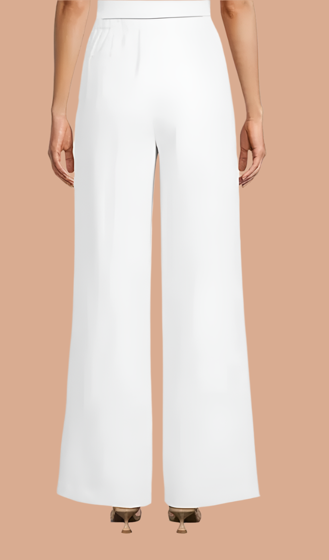 Valli Cupro Pant - White