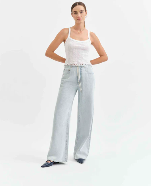 Baby Talk Drawstring Denim