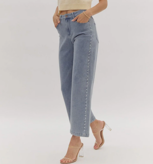 Pearl Lined Denim