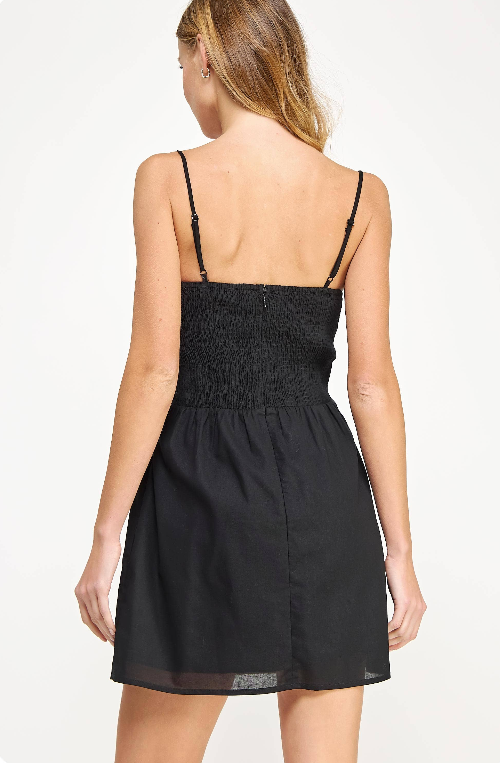 Top Stitch Black Mini