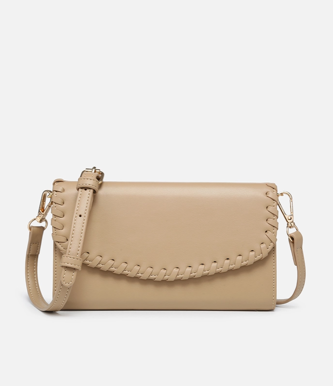 Kyle Whipstitch Crossbody Wallet