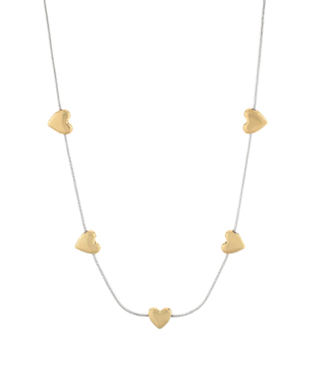 Puff Heart Necklace