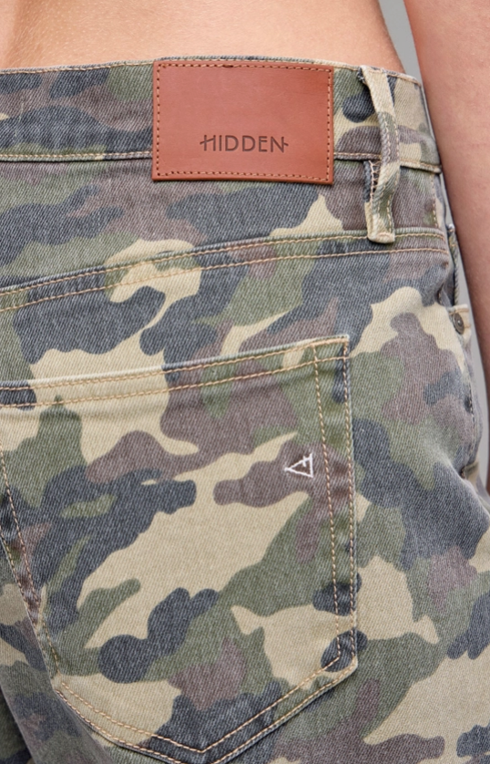 Camo Low Rise Denim