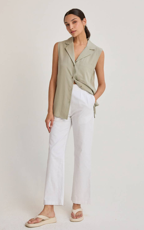 Eucalyptus Button Up