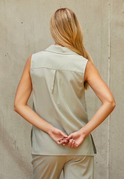 Eucalyptus Button Up
