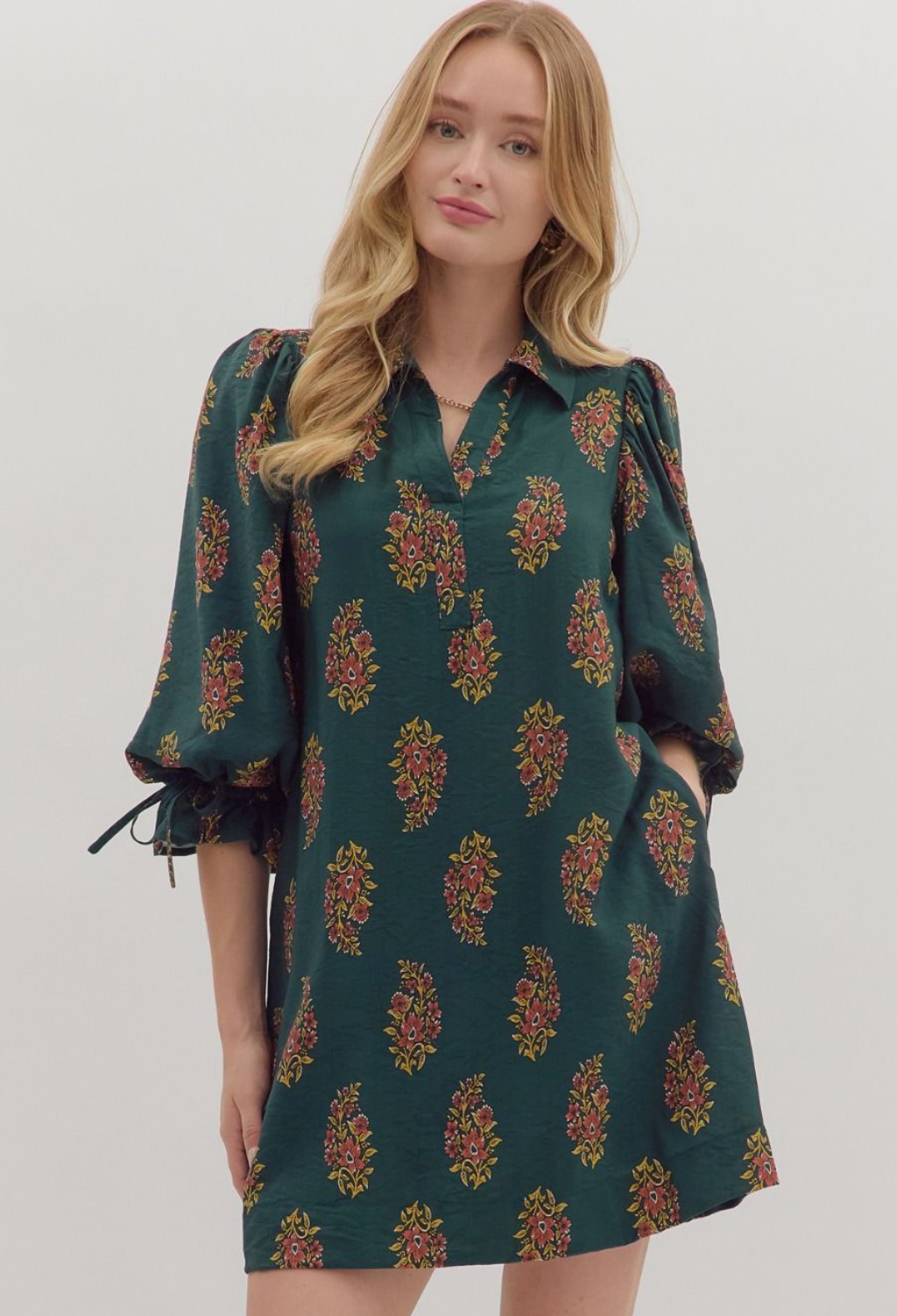 Evergreen Mini Dress