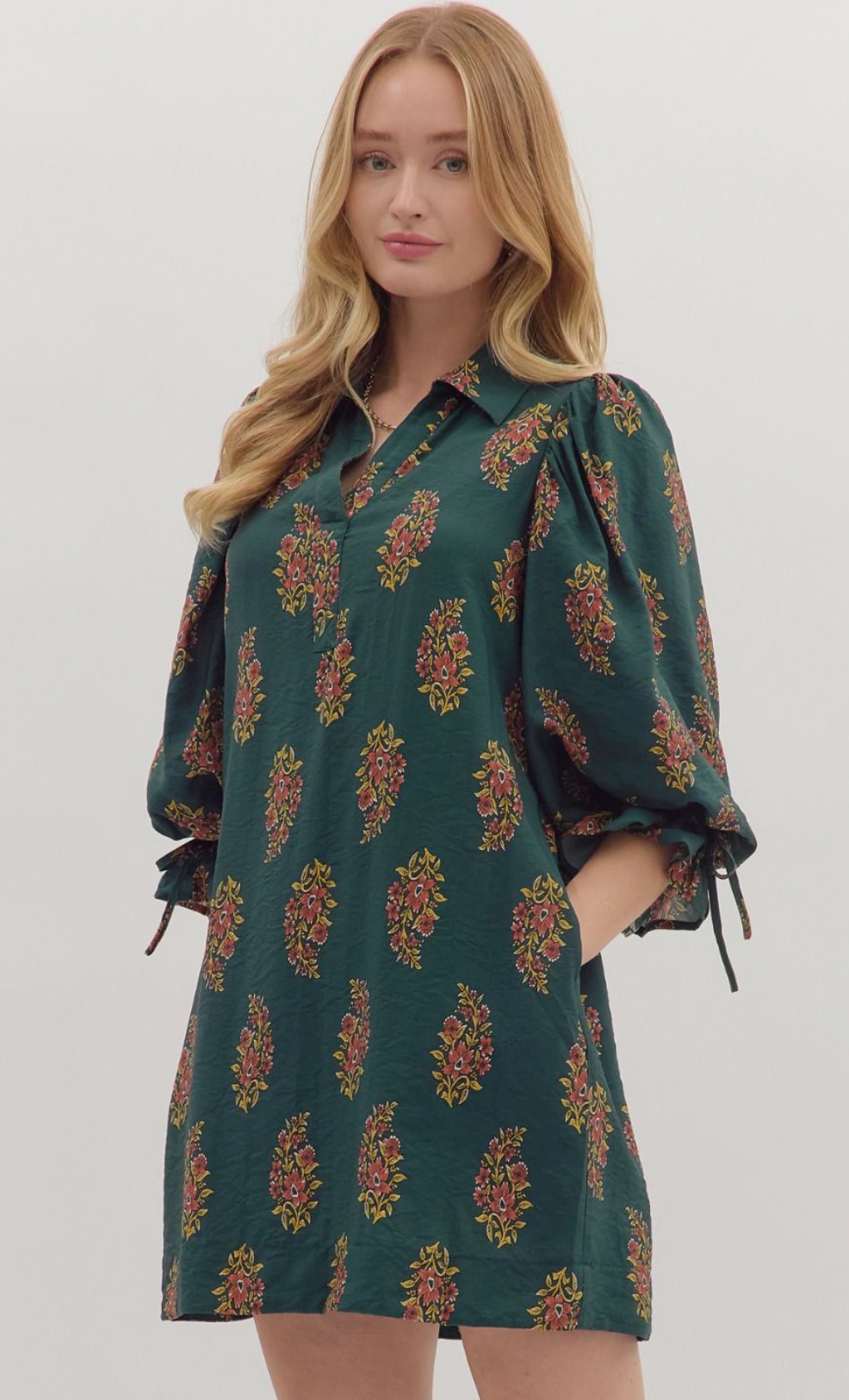 Evergreen Mini Dress