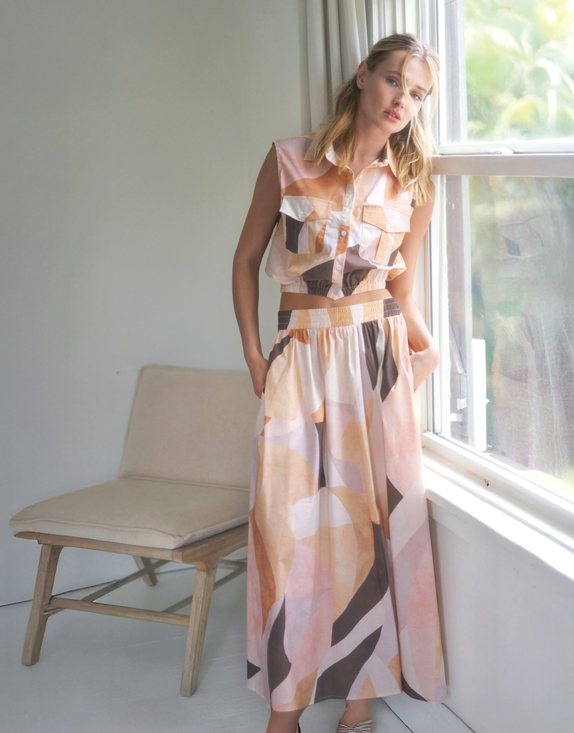 Neutral Prism Skirt