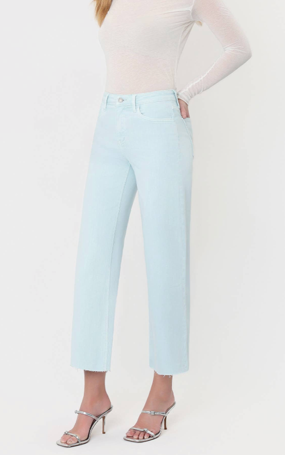 Summer Sky Cropped Denim