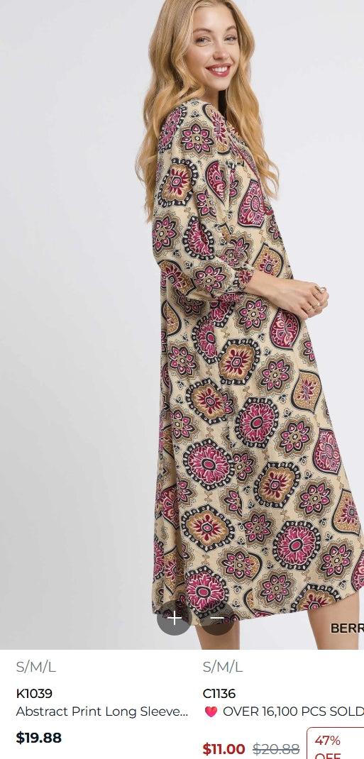 Medallion Midi Dress