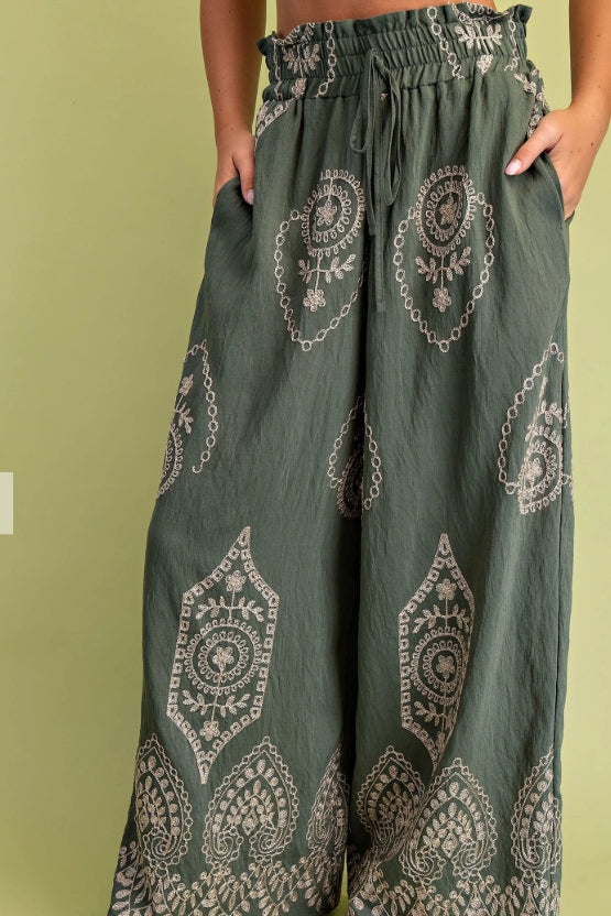 Olive Mix Pant
