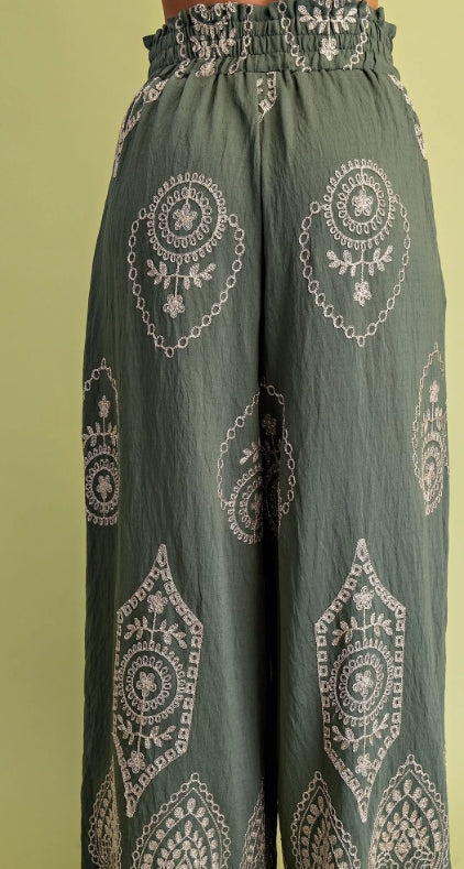 Olive Mix Pant