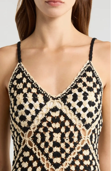 Moon and Tide Crochet Dress