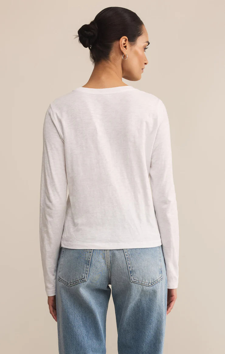 Modern Slub Long Sleeve Tee - Multiple Colors