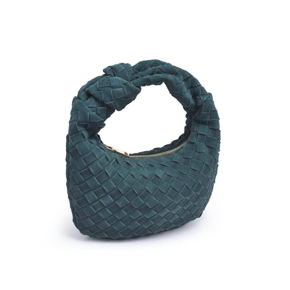 Autumn Woven Genuine Suede Leather Bag