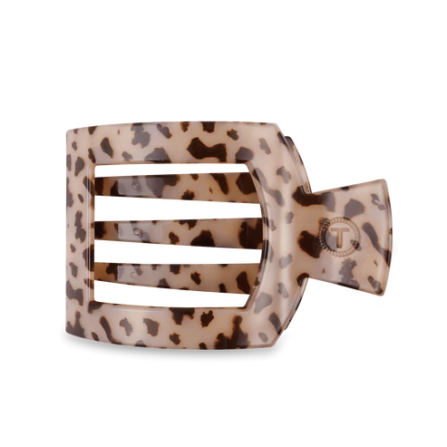 Blonde Tortoise Large Flat Square Hair Clip