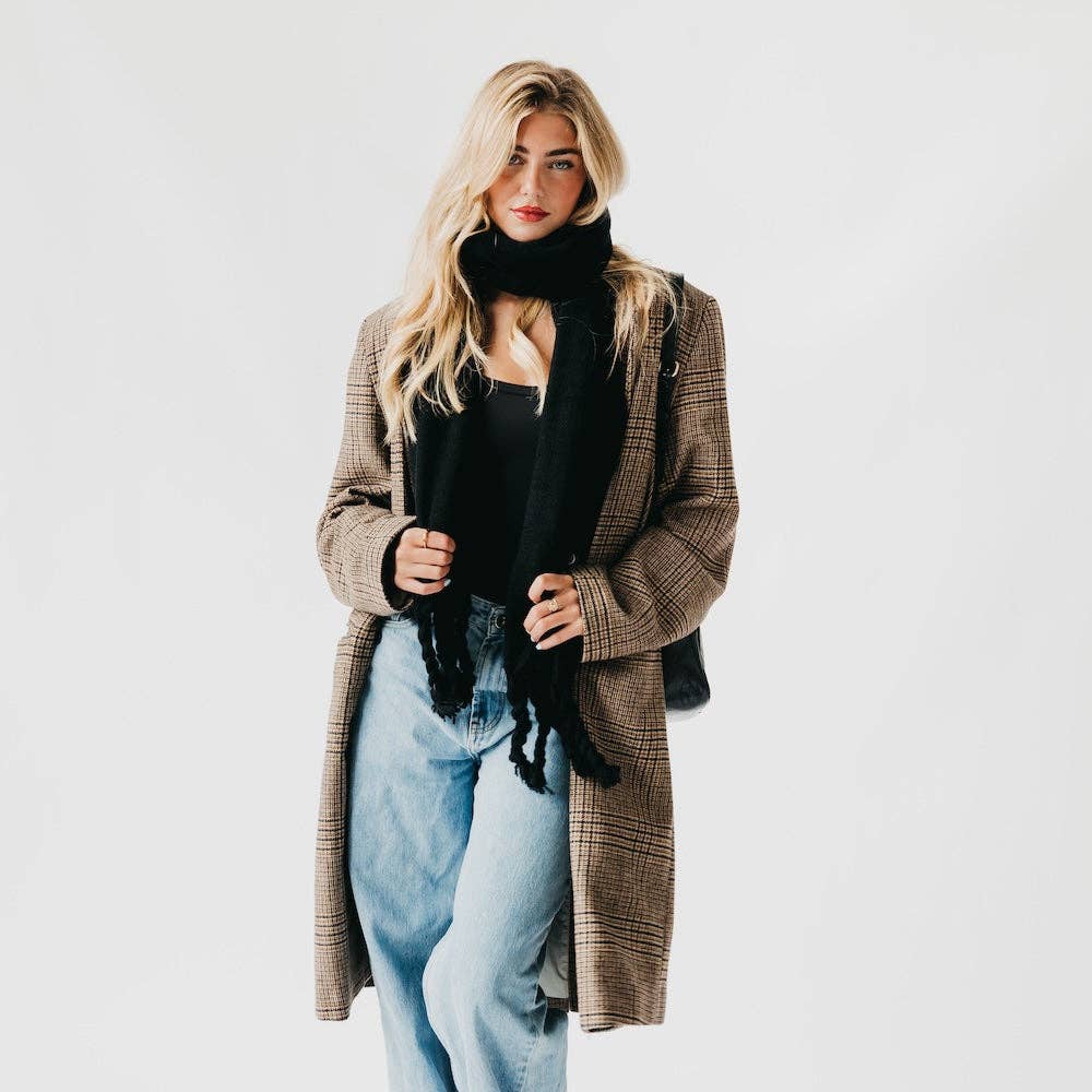 Twyla Twisted Tassel Scarf: 3 Colors