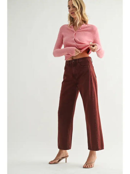 Cinnamon Barrel Twist Jeans