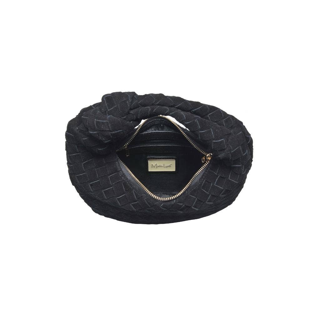 Autumn Woven Genuine Suede Leather Bag