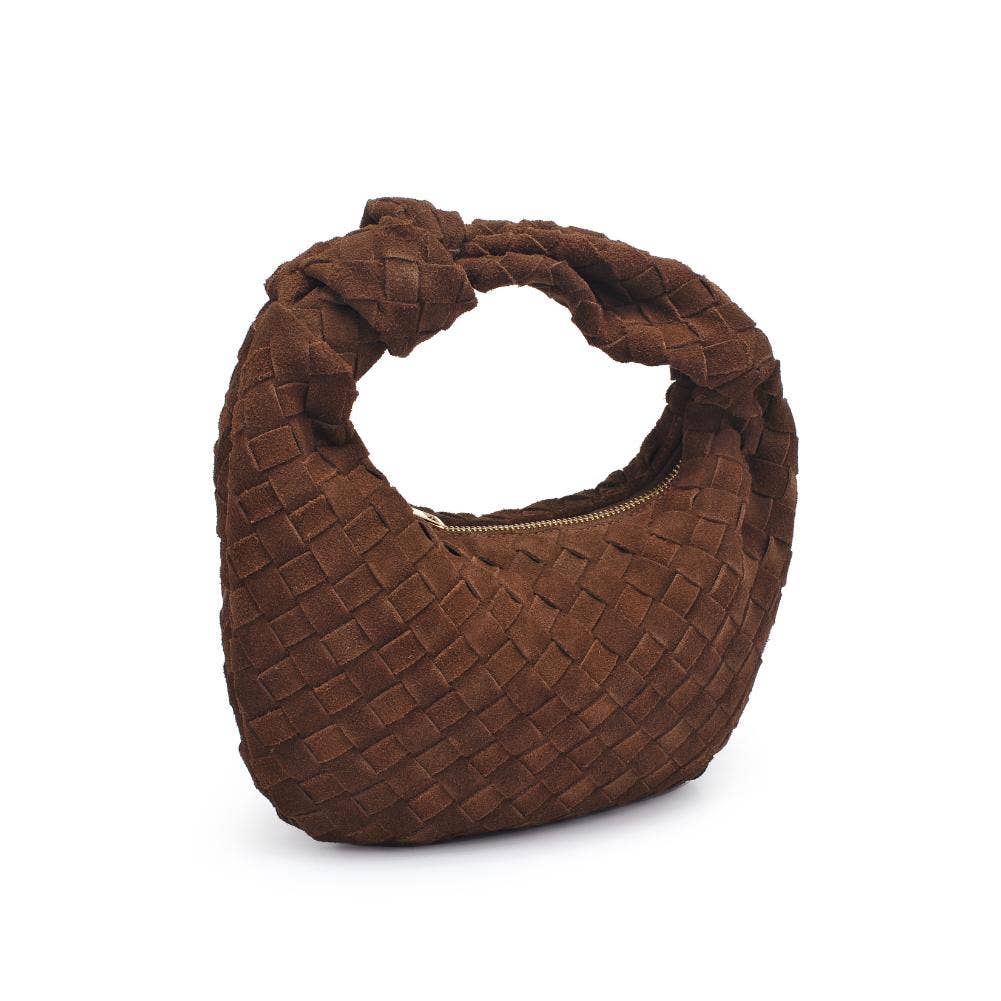 Autumn Woven Genuine Suede Leather Bag