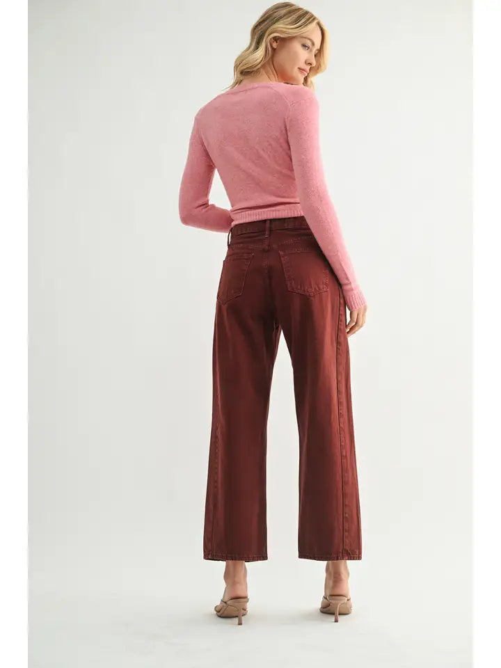 Cinnamon Barrel Twist Jeans