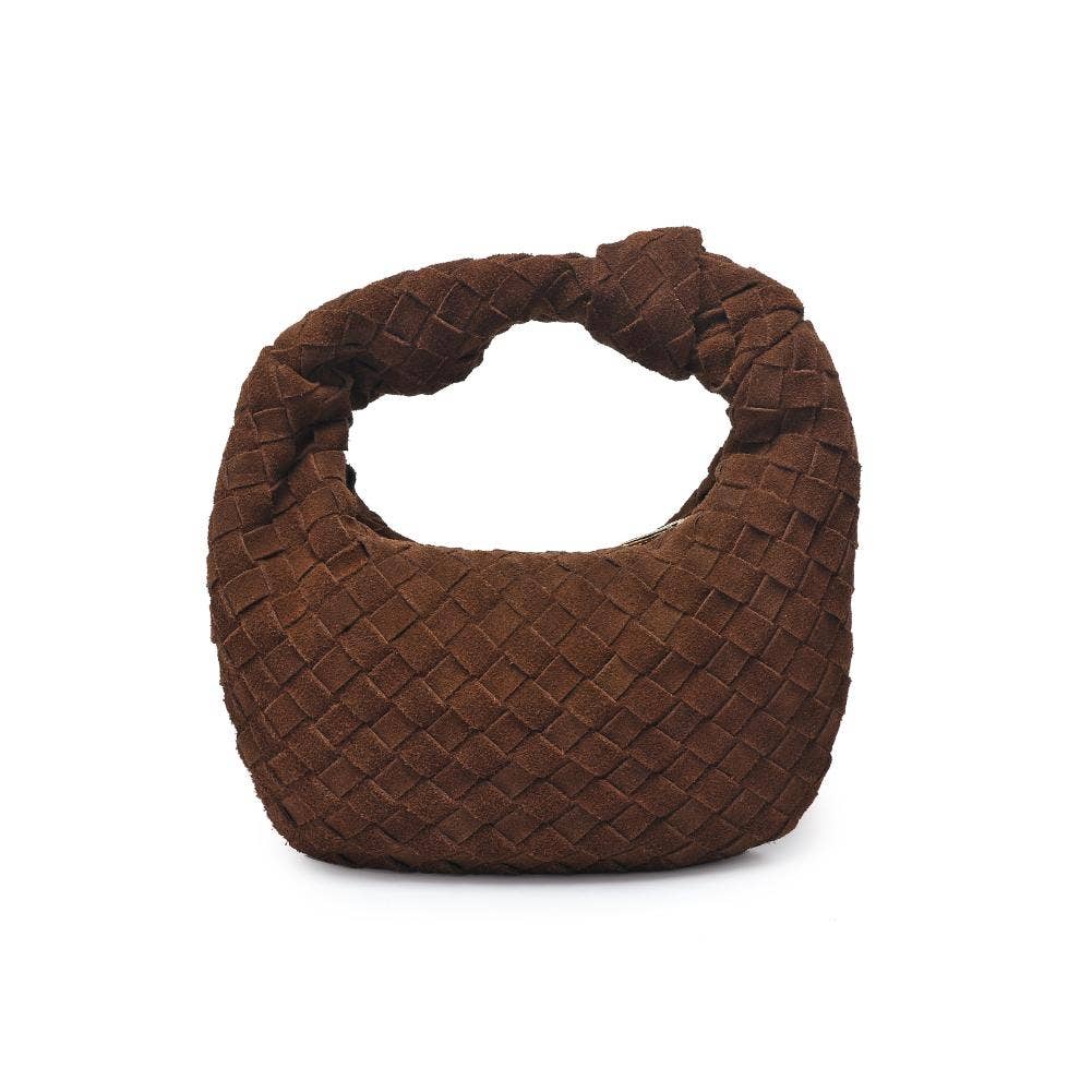 Autumn Woven Genuine Suede Leather Bag