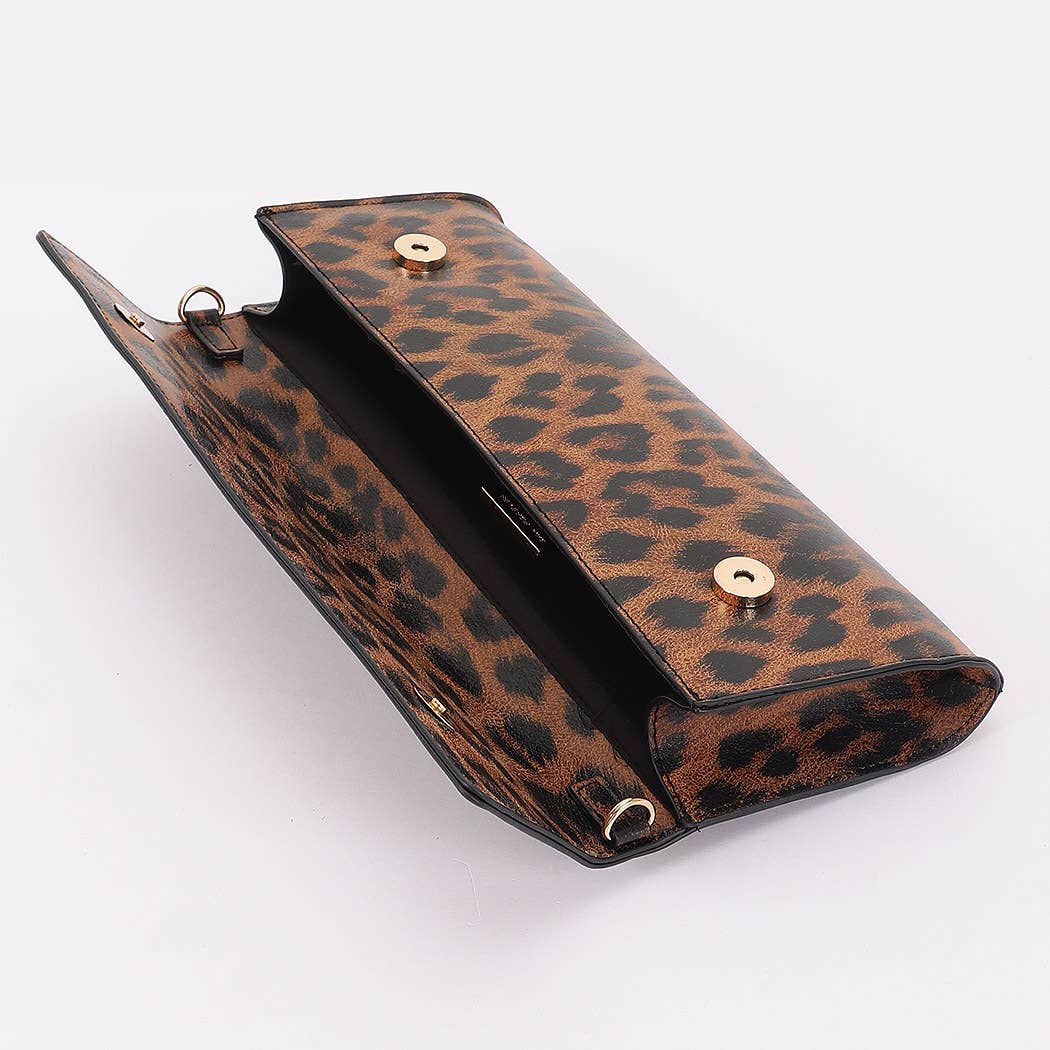 Leopard Print Clutch