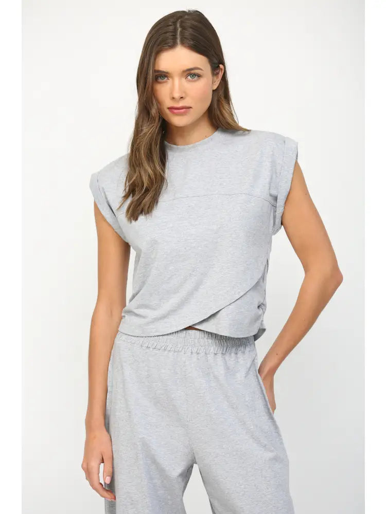 Overlapped Jersey Tee