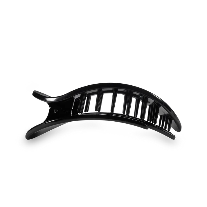 Round Flat Hair Clip | Medium | Jet Black