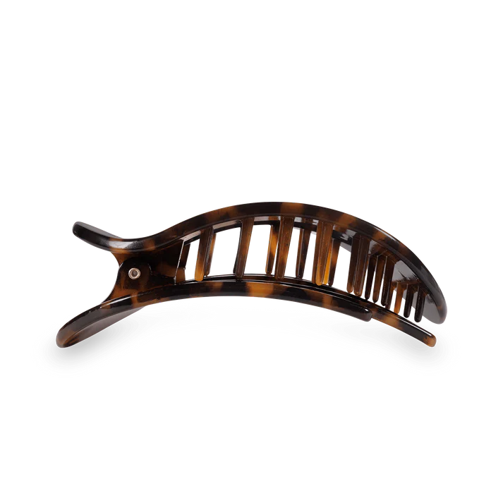 Round Flat Hair Clip | Medium | Tortoise