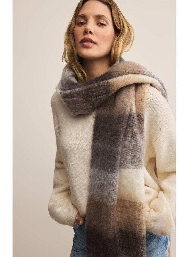 Plaid I Met You Scarf