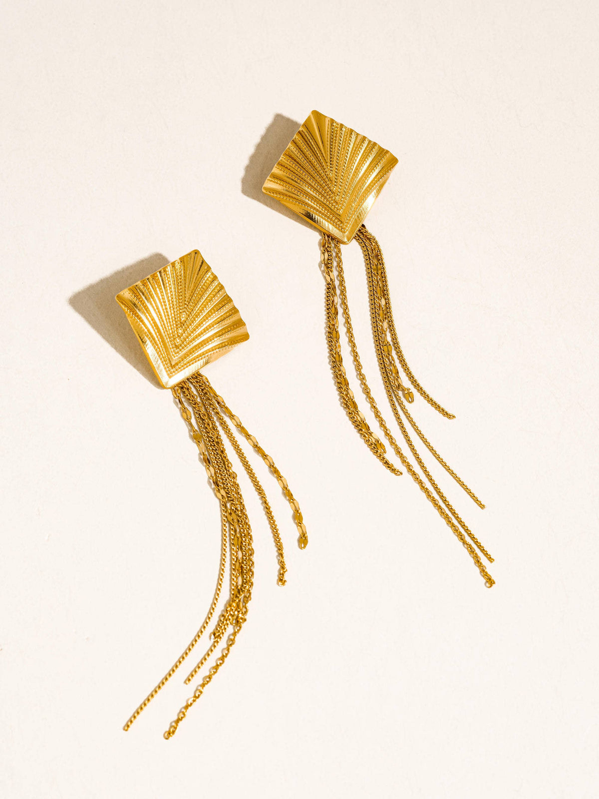 Cancale 18K Gold Non-Tarnish Drop Earrings
