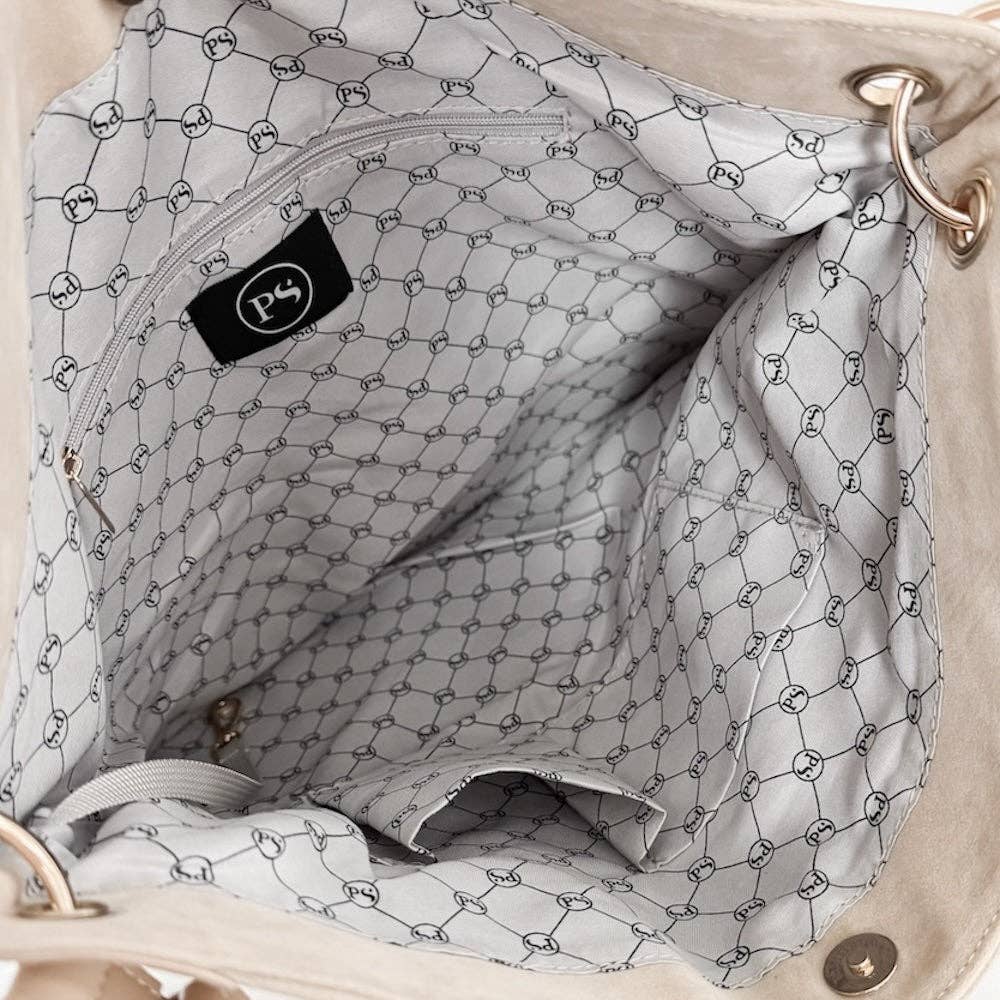 Rosalie Rivet Suede Hobo Bag - 3 Colors