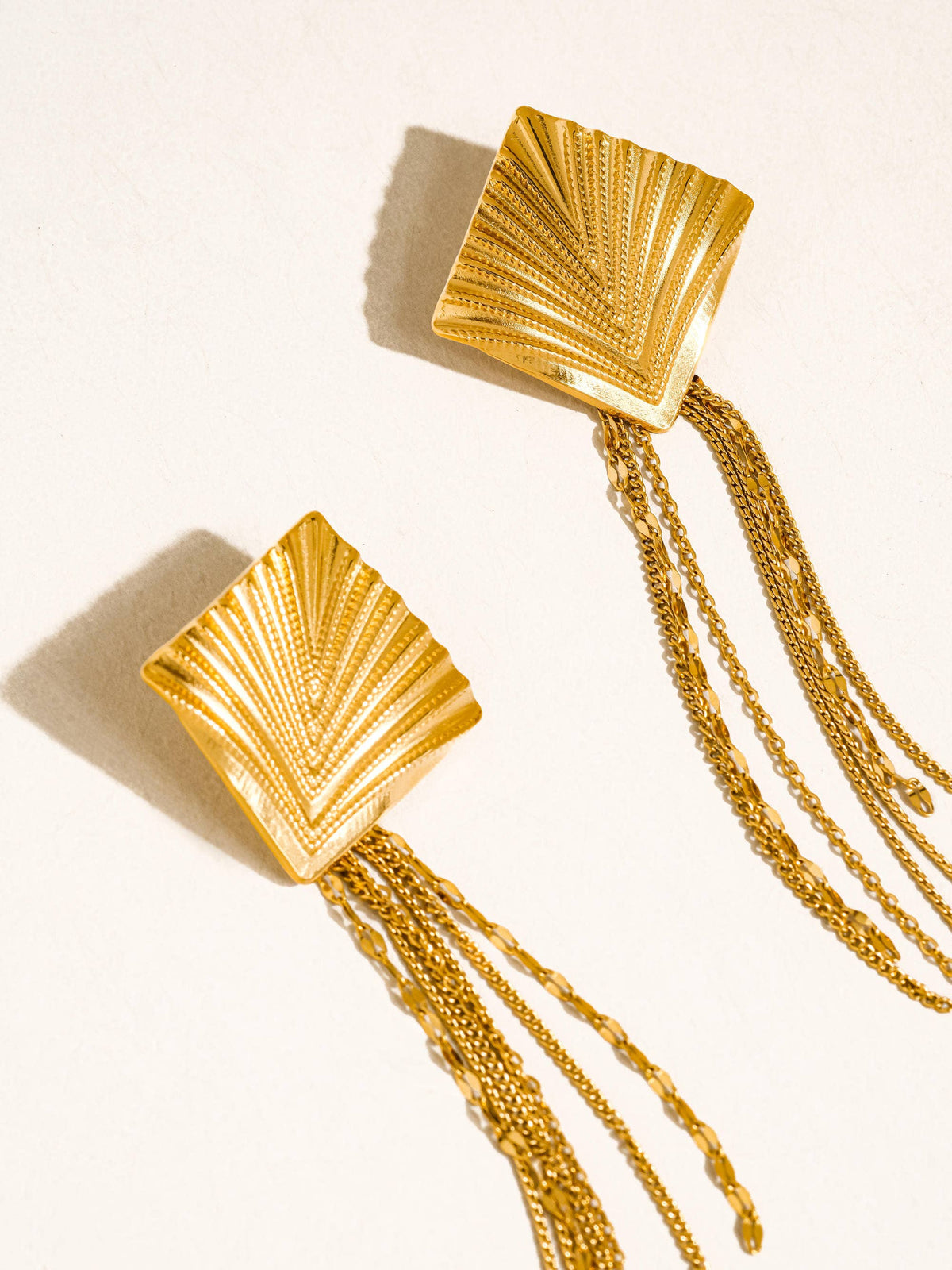 Cancale 18K Gold Non-Tarnish Drop Earrings